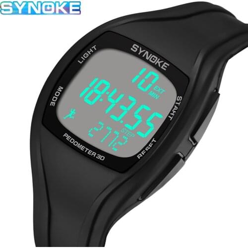 New Pedometer Sport Watch Men Military Waterproof Swim Digital Wristwatches Led Luminous Square Clocks 2021 Reloj Digital Hombre