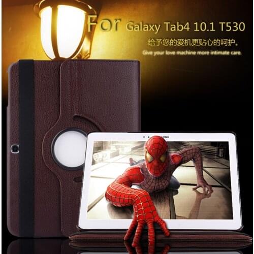 For Samsung Galaxy Tab4 T530 T531 T535 Tablet Case 10.1 inch 360 Degree Rotating Stand for Samsung Tab4 Protective Cover