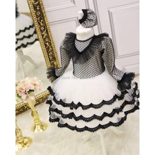 Childrens wear 2019 womens Party Princess Dress 0-8 Birthday Dress Flower Girl Christmas Baptism Dress