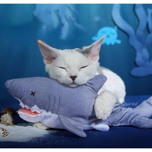 Pet Electric Fish Toys Jump Fish Tease Cat Simulation Fish USB Cat Toys Interactive Catnip Swing Dancing Plush Chew Fish Toys