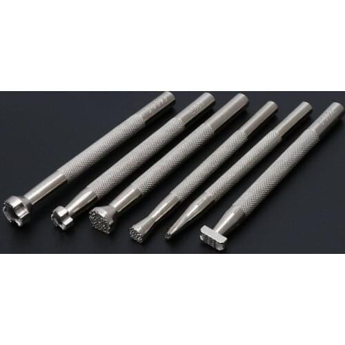 Leather Printing Tool Alloy Carving Making Craft Punch Stamps Handmade Sculpture Printed DIY D2TD