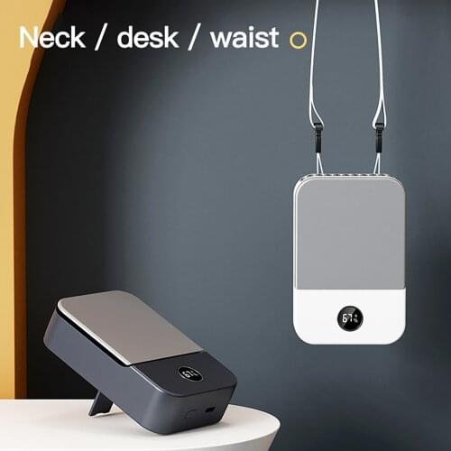 Pocket Fans Usb Charging Mini Handheld Cooling Hanging Neck Fans Student Outdoors Portable Small Fan Air Cooler Ventilador#dg4