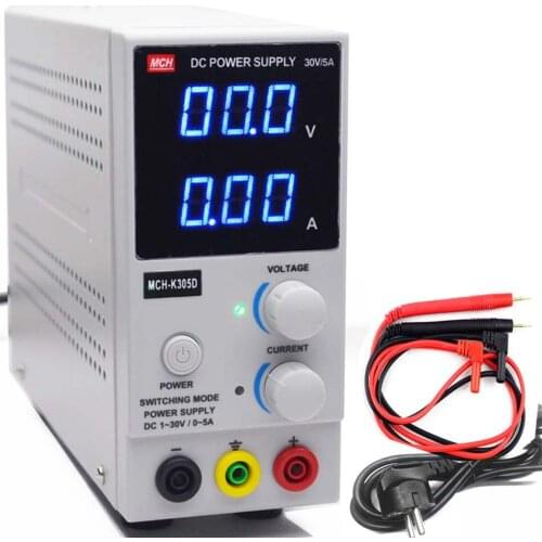 MCH-K305D Mini Switching Regulated Adjustable DC Power Supply SMPS Single Channel 30V 5A Variable Current Power Supply MCH K305D