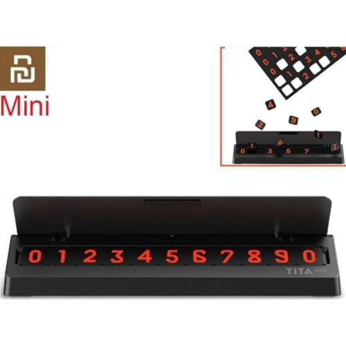 Original Youpin TITA Mini Magnetic Stop Sign Car Parking Card For Car Move Fluorescent Phone Number Sticker Stereo H30