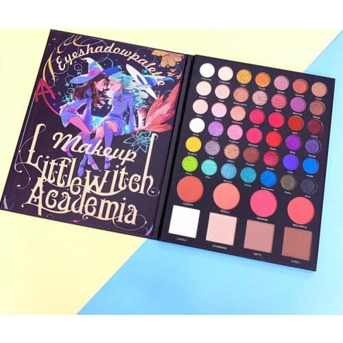 IGOODCO Halloween Eyeshadow Palette Matte Glitter Pigment Blush Highlights Contour Eye Shadow Waterproof Lasting Makeup Cosmetic