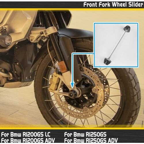 Motorcycle Front Axle Fork Wheel Slider Crash Protector For BMW R1200GS LC ADV 2013-2019 R1250GS Adventure R 1250 GS 2020 2021