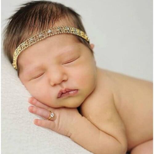 Newborn Photography Props Faux Diamond Ring Baby Shooting Photo Prop Jewelry