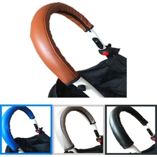 Baby stroller Handle PU Leather Pushchair Armrest Case Protective Cover For babyyoya yoya yoyo Pram Stroller Accessories