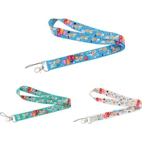 10pcs/lot J2985 Medical Doctor Nurse Sloth Pattern Lanyard Keychain Lanyards for keys Badge Phone Rope Neck Straps Accessories