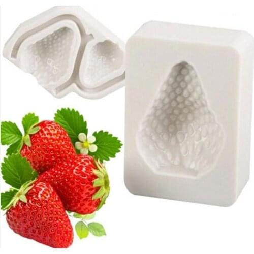 Fruit Strawberry Cake Silicone Mold Fondant Sugarcraft Mould Kitchen Baking Pastry Tools Cake Decoration Tools