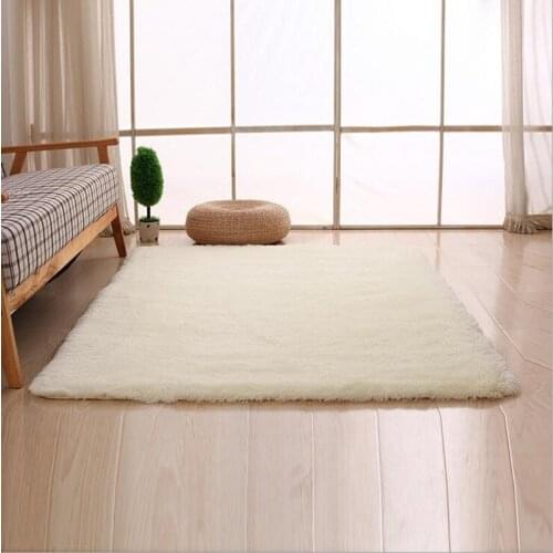 Super Soft Rug Indoor Modern Shag Area Rug Silky Rugs Bedroom Floor Mat Baby Rug Children Carpet