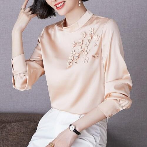 YIHERMI Women's Shirts With Embroidery