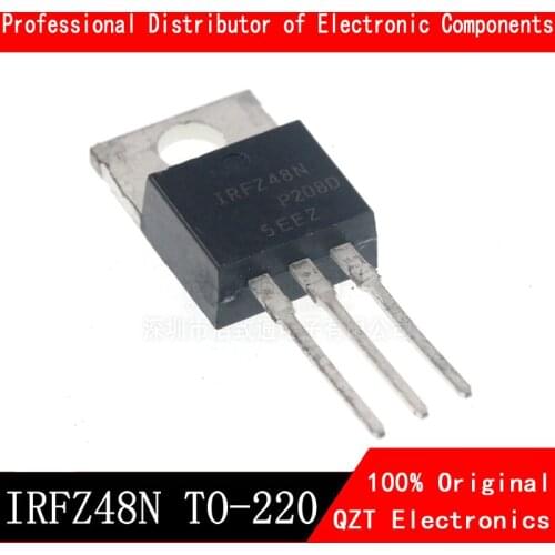 10pcs/lot IRFZ48N IRFZ48 IRFZ48NPBF MOSFET MOSFT 55V 64A 14mOhm 54nC TO-220 new original In Stock
