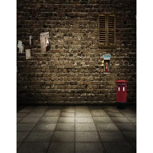 5x7ft Vintage Room Brick Wall Photography Backdrops Photo Props Studio Background