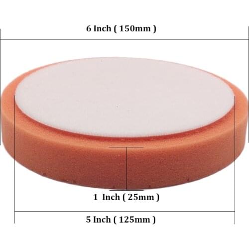 6inch Sponge Polishing Pads Polish Buffing Pads Car Polishing Pad Buffing Waxing Foam Dual Action Car Polisher