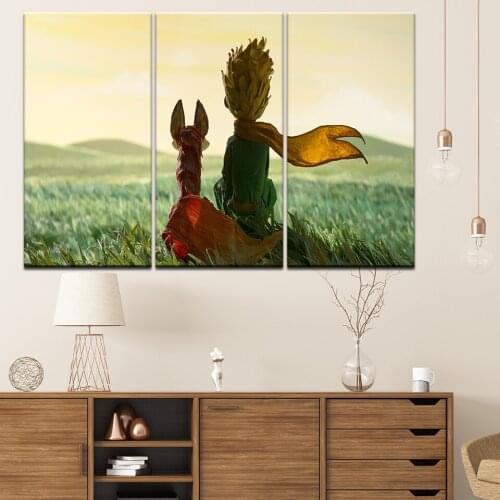 Canvas Painting book little Prince 3 Pieces Wall Art Painting Modular Sport Wallpapers Poster Print for living room Home Decor