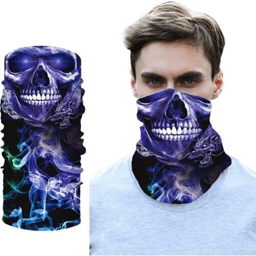 Unisex 3D Seamless Magic Balaclava Outdoor Neck Gaiter Face Sport Fishing Cycing Hiking Bandana Bike Bandanas Scarf