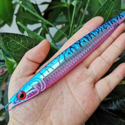 Fast Fall Sinking Bait 150g 180g Metal Lead Jigs Lure Luminous Artificial Fishing Tackle High Quality Lure Jig Men Gift
