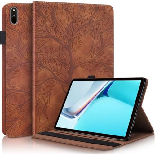 For Funda Huawei Matepad 11 Case Cover PU Leather 3D Tree Flip Case for Huawei Mate Pad 11 10.95 inch Coque Capa