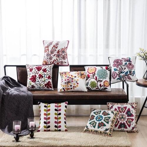 Ethnic Minimalist Pillow Case Nordic Home Living Room Sofa Bed Embroidery Cushion Chair Car Pillow Cover Pillowcase Cushion