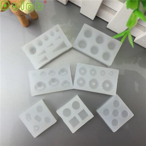 DIY Miniature Food Flexible Silicone Mold Fondant Cake Decorating Tools Resin Jewelry Moulds 5mm-17mm