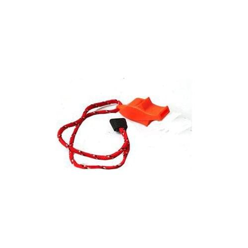 Hot Sale Lightweight Plastic Sport Training Cheerleading Whistle Excellent Safety Survival Signal Whistle with Rope 1PC