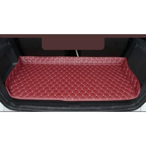 Leather car trunk mat cargo liner for mercedes benz smart fortwo 2007 2014 2013 2012 2011 2010 2009 2008 w451 451
