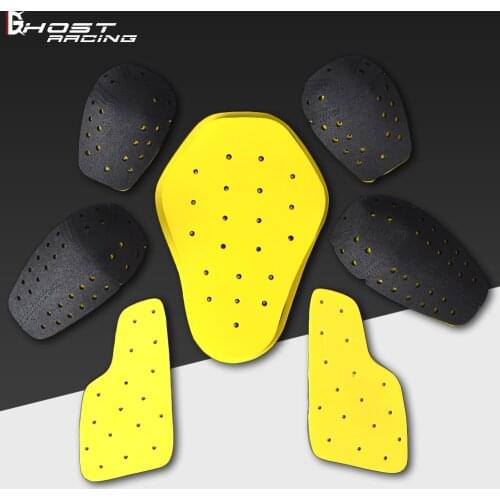 Motorcycle protective gear racing suit built-in anti-fall protective gear shoulder pad elbow, knee, back, chest, upgraded 7-piec