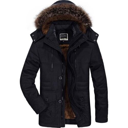 2019 New Winter Jacket Men Casual Warm Cotton Parka Coat Mens Jackets And Parkas Thicken Outwear Brand Clothing Asian Size