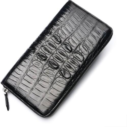 2018 New Coin Purse Embossing Alligator Fashion Crocodile Long Men Clutch Wallets Mens Crocodile Long Clutch Wallets