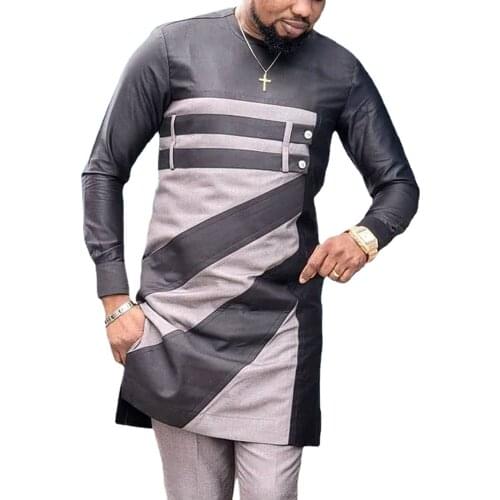 New dress shirts fashion mens africa clothing dashiki robe africaine hip hop african clothes (without pant only shirt )