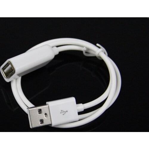 Wholesale 500pcs/lot 100cm USB 2.0 A Male to Female Extension Data Extender Charge Extra Cable 50CM for iphone Samsung Laptop