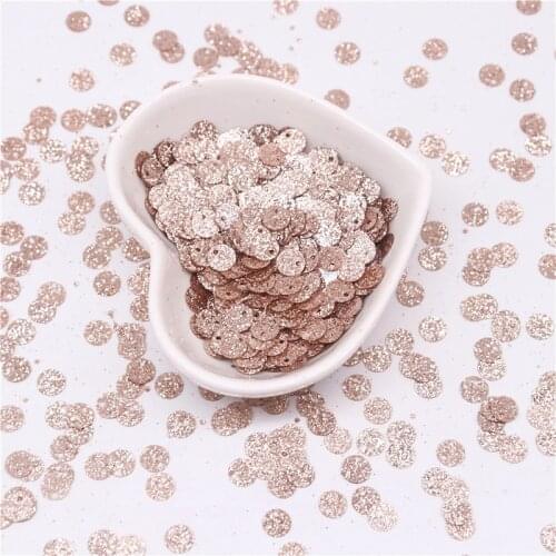 Champagne Paillettes 3mm 4mm 6mm 10mm Glitter Sequin Loose Sequins Sewing Wedding Craft Women Garments Accessories