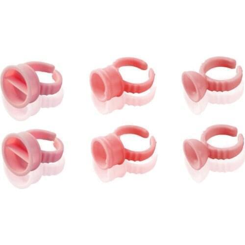 Pigment Tattoo Ink Cup Ring Holder Eyelash Extend Ring Cup Tattoo Ink Equipment Microblading Pigment Ring Cup