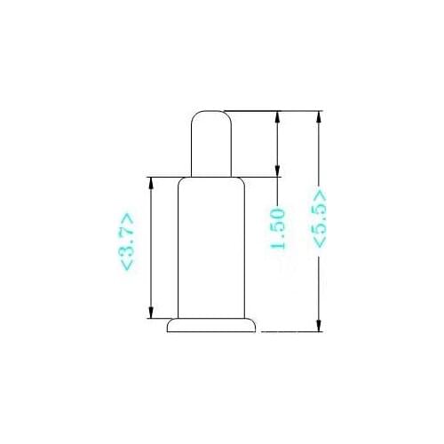 [PR] pogo pin connector Mobile phone thimble 5.5MM high spring needle battery connector Free Shipping