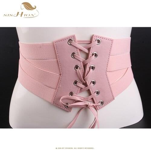 Black high elastic waist female belt womens decoration dress Slim Design 60-90 cm Wide Belt For Women Waistband QZ0031