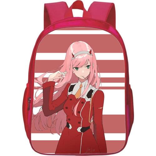 Darling In The Franxx Backpack Anime ZERO TWO School Bag Teen Fashion Cartoon Bookbag Girl Bags Kids Back To School Gift