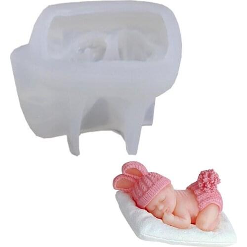 Silicone Cake Mold Baby Shower Mold Cake Decoration Baking Mold for DIY Chocolate Cupcake Topper Accessories