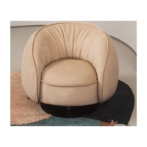 Modern simple luxury leisure chair VIP sofa single seat luxury villa large flat leisure chair Furniture Customization