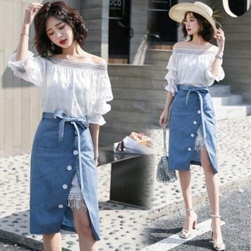 蒙跃 Women's Striped Shirts