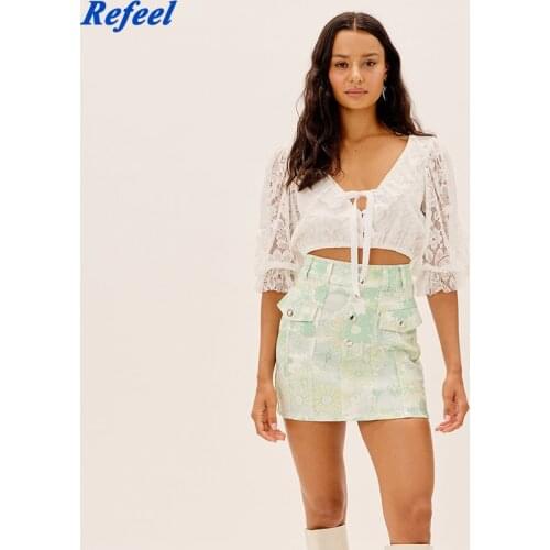 French Chiffon White Camis Women Ruched Puff Sleeve Ruffles Tops 2021 Spring Summer Casual Fashion Vacation Short Tank Top Black