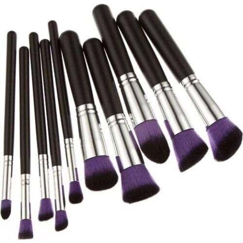 10 pcs Makeup Set Pro Kits Brushes Makeup Cosmetics Brush Tool