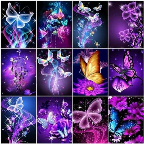Magic Butterfly 5D Full DIY Diamond Painting Home Decoration Handmade Gift Wall Picture Mosaic Sticker Diamond Embroidery Art
