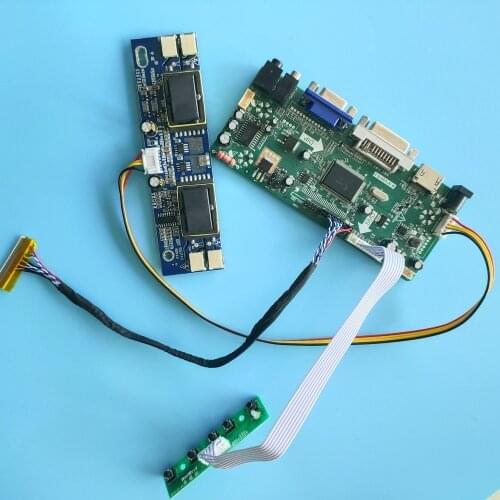 Kit for M240HW01 V0/M240HW01 V2 1920X1080 Controller Board HDMI+DVI+VGA LCD Audio driver board panel 4 lamps 30pin 24"