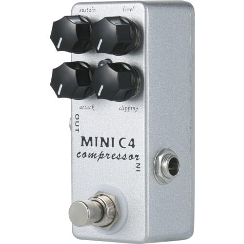 MOSKY MINI C4 Compressor Guitar Effect Pedal Guitar True Bypass Guitar Pedal for Guitar Accessories