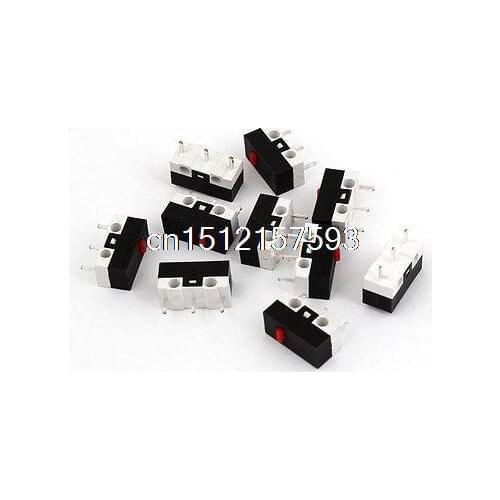 NO NC SPDT DC 30V 0.05A Actuator Mini Micro Limit Switches 10 Pcs