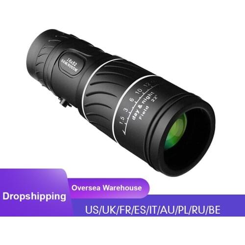 16 X 52 High Over Monocular Telescope Binoculars 66 / 8000M Plastic Binoculars Outdoor Sport Telescope HD Night Vision Telescope