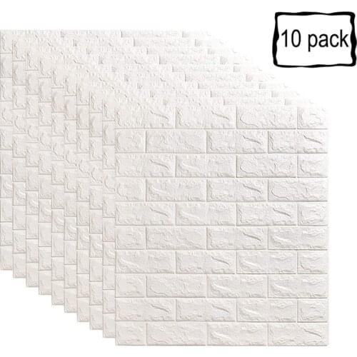 Novelty Wall Stickers Self-Adhesive Wall Panel 3D Brick Wall Sticker Waterproof living Room Decoration Wall Decor