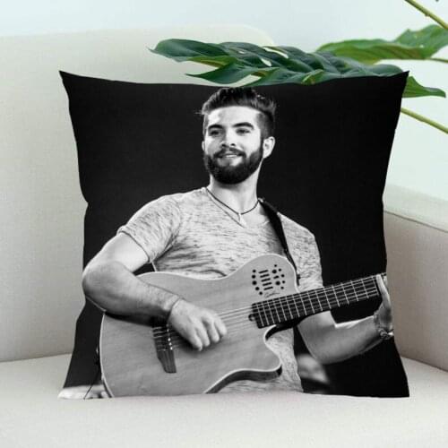 New Arrival Kendji Girac Pillow Cover Bedroom Home Office Decorative Pillowcase Square Zipper Pillow Cases Satin Soft