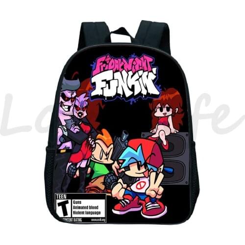 Friday Night Funkin Backpack Kid Kindergarten bags Children Kawaii School Bags Baby Boys Girls Bookbags Mini Book Knapsack